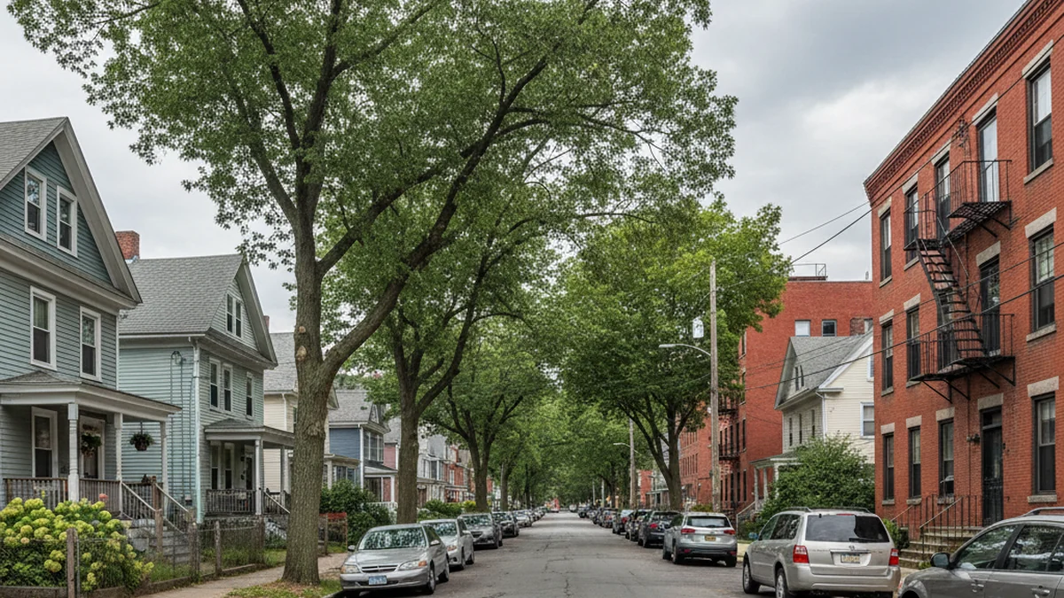 Lawrence Massachusetts residential neighborhood Essex County Merrimack Valley older colonial homes
